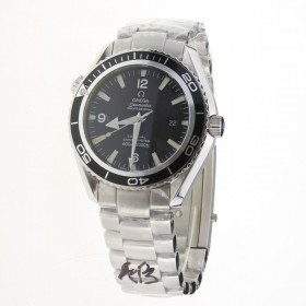 Omega Seamaster Automatic White Markers with Black Dial S/S-Same Chassis as ETA Version