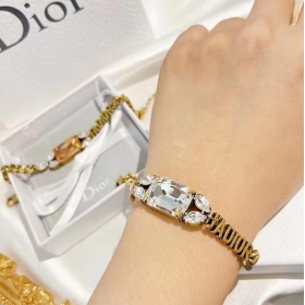 2023 Dior JA Crystal  Gold Finish Bracelet B1368ADRCY