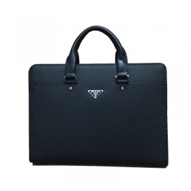 prada briefcase  Grained calfskin Handbag (38cm x 28cm x 6cm)