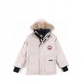 Canadian goose remote collection Parker coat classic down jacket (white)